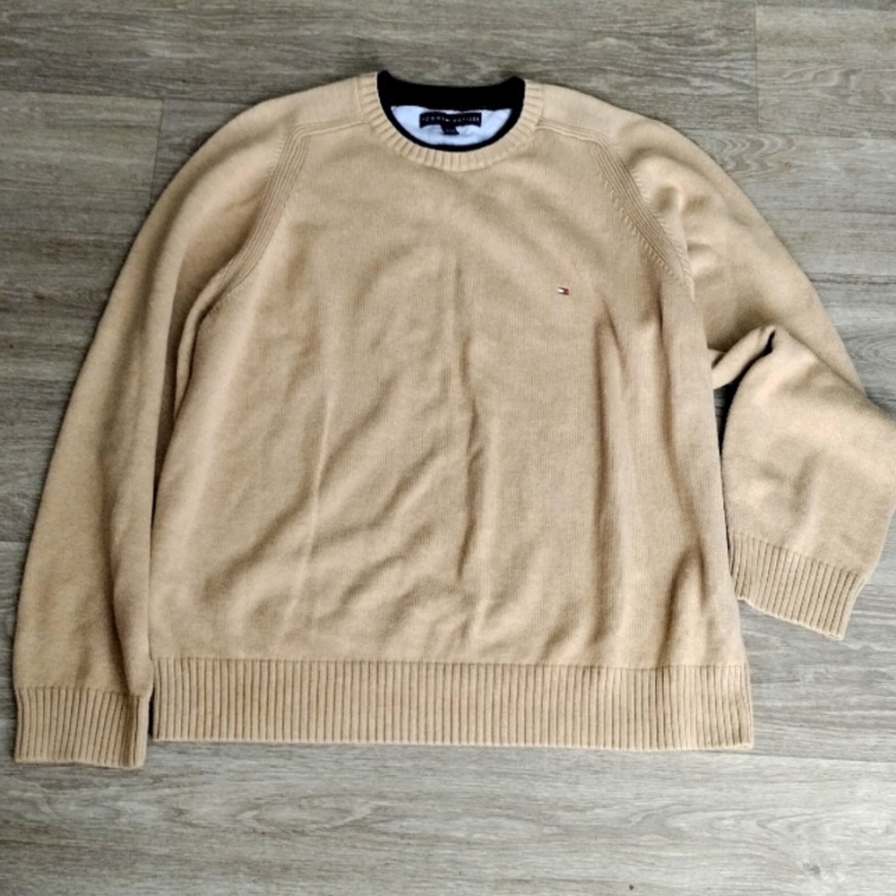 Vintage Tommy Hilfiger Mens 100% cotton sweater XXL